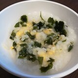 離乳食中期★わかめ卵ご飯